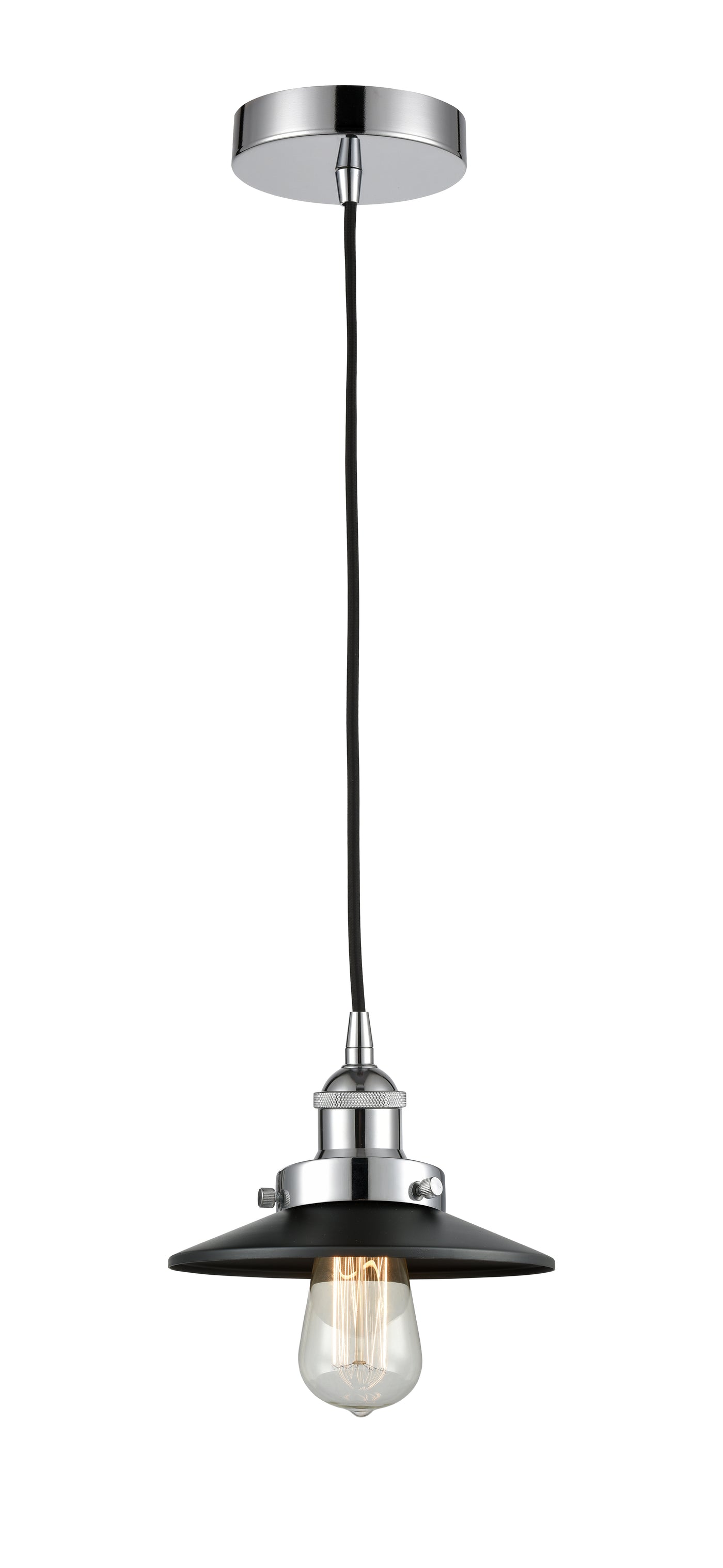 Edison Mini Pendant Matte Black Finish