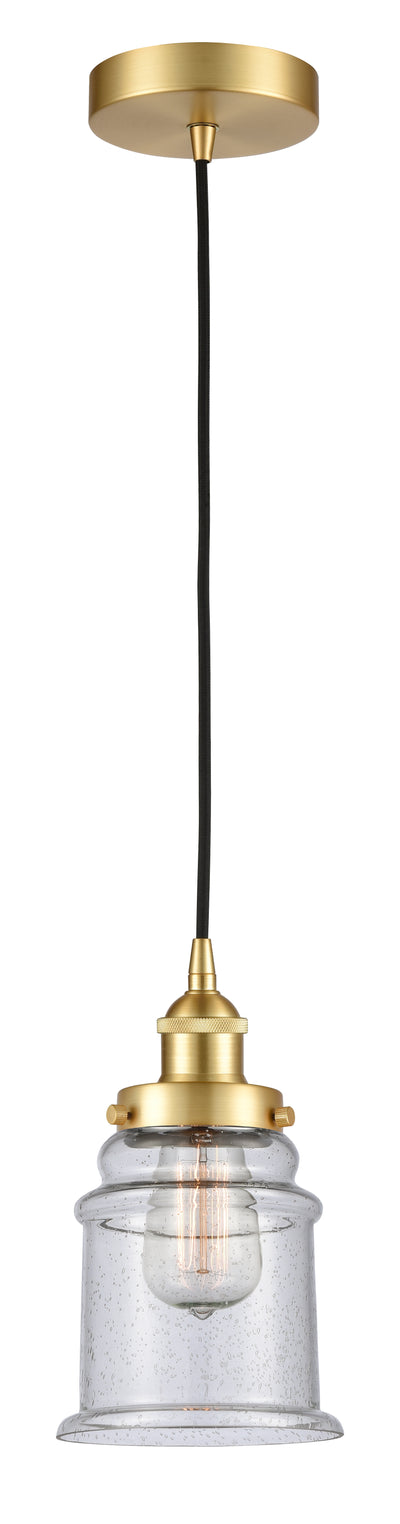 Edison Mini Pendant Antique Brass 6 Inch