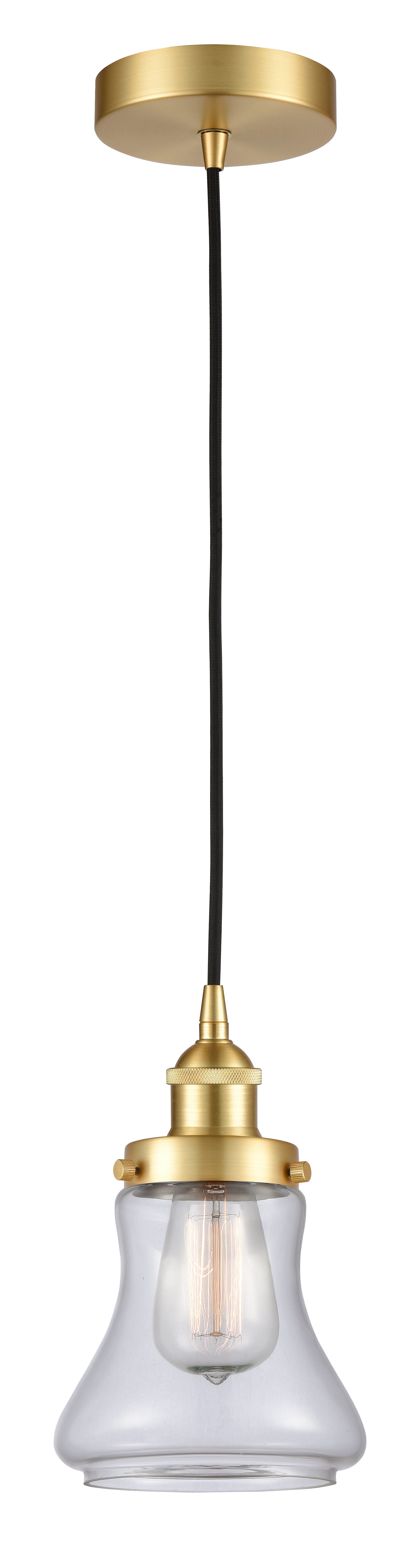 Edison Mini Pendant Antique Brass Finish