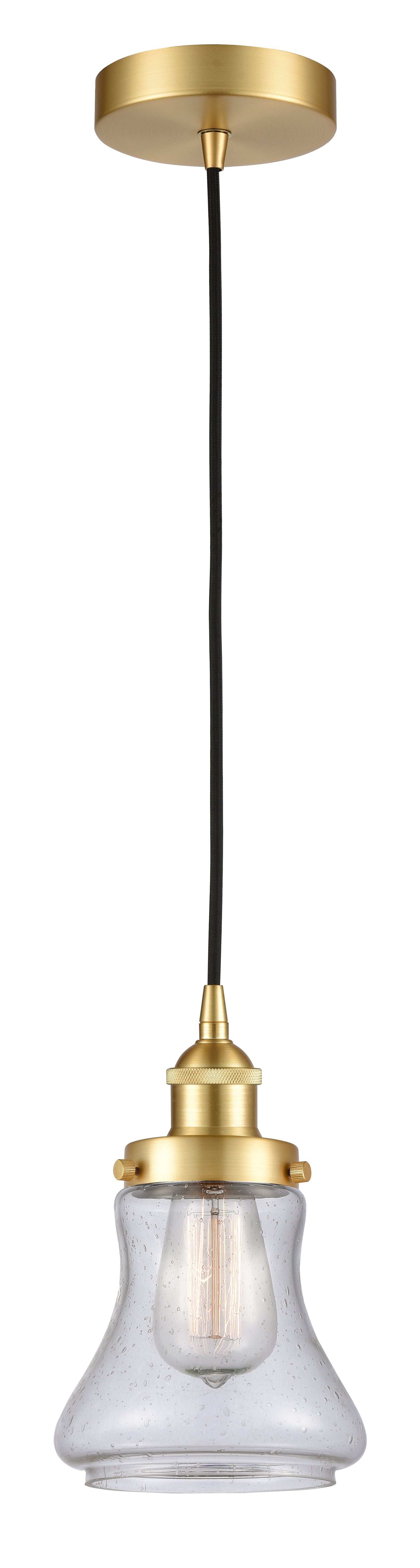 Edison Mini Pendant Antique Brass Finish