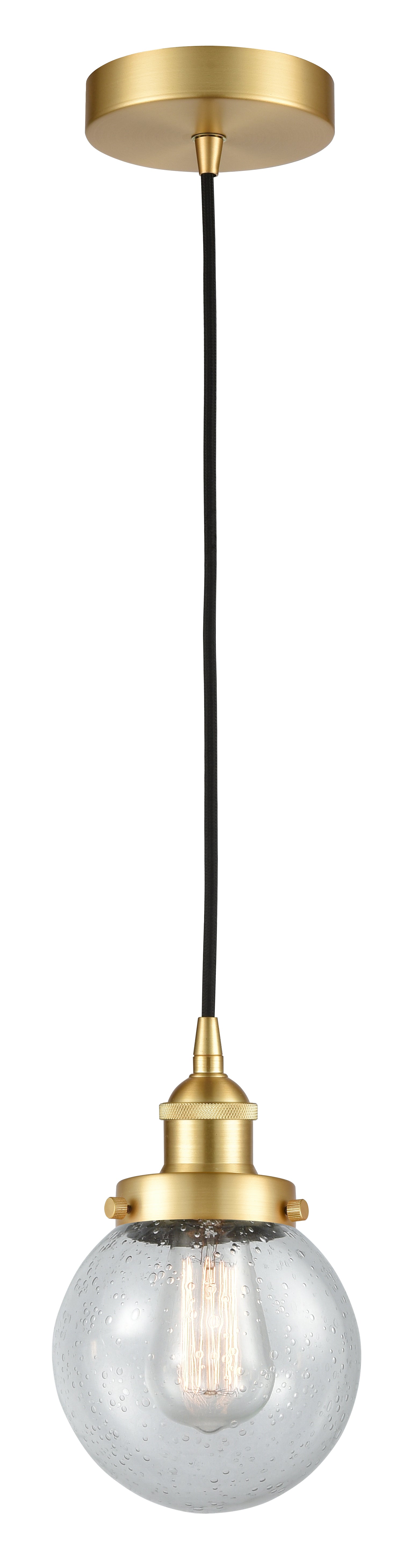 Edison Mini Pendant Antique Brass Finish
