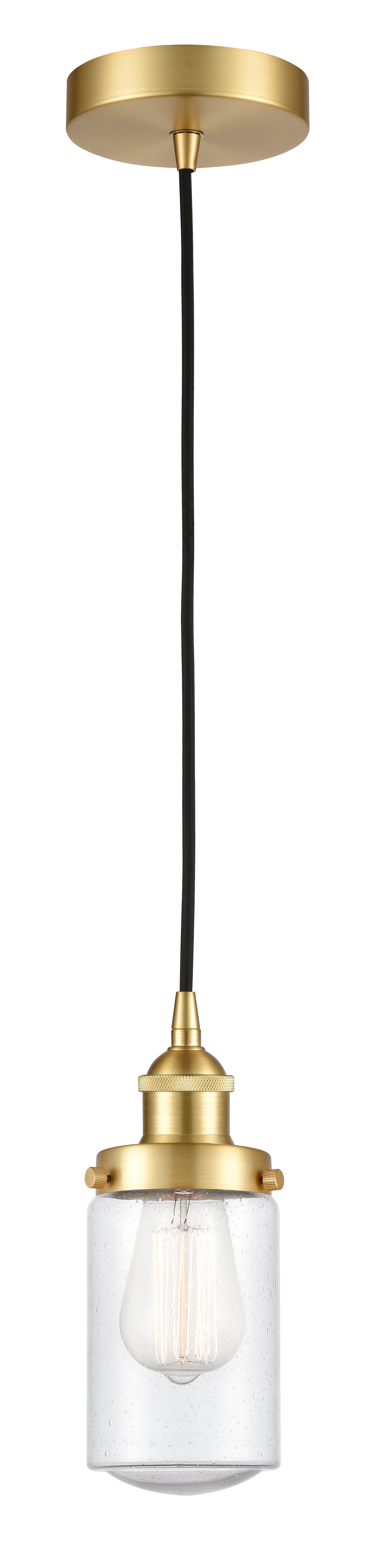 Edison Mini Pendant Antique Brass Finish