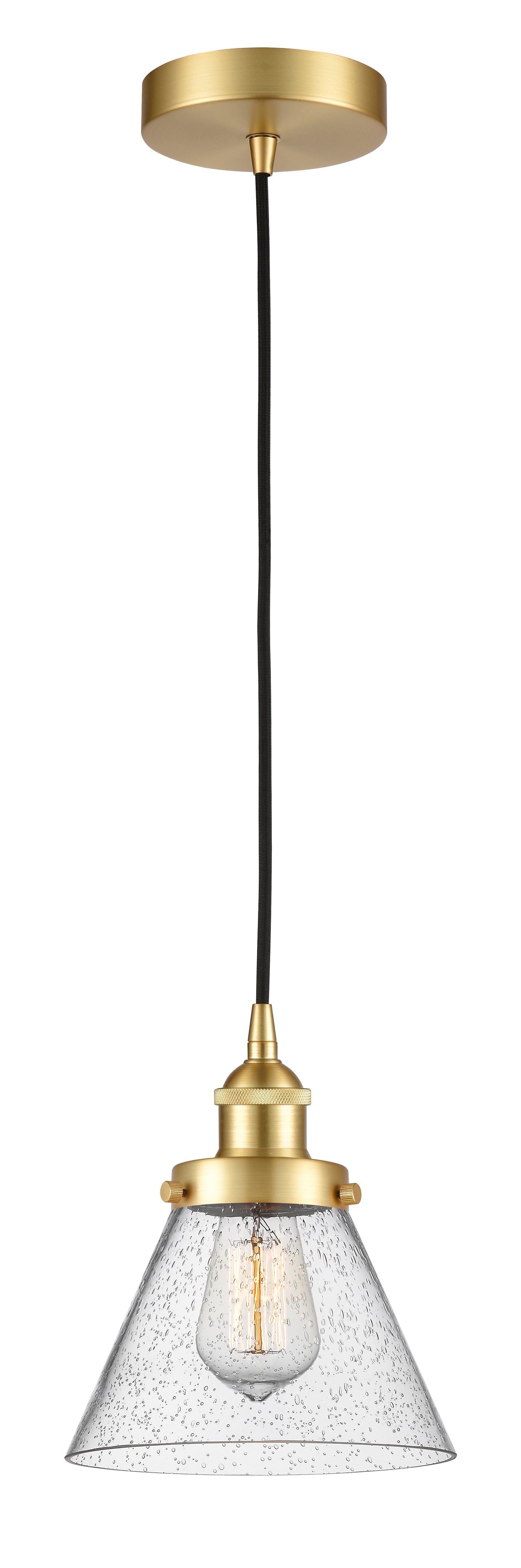 Edison Mini Pendant Antique Brass Finish