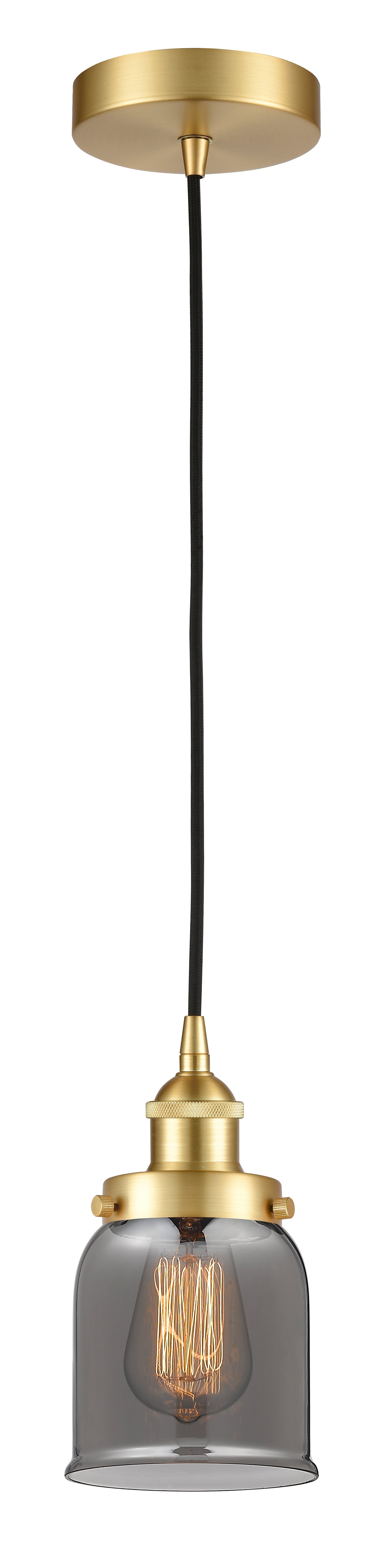 Edison Mini Pendant Antique Brass Finish