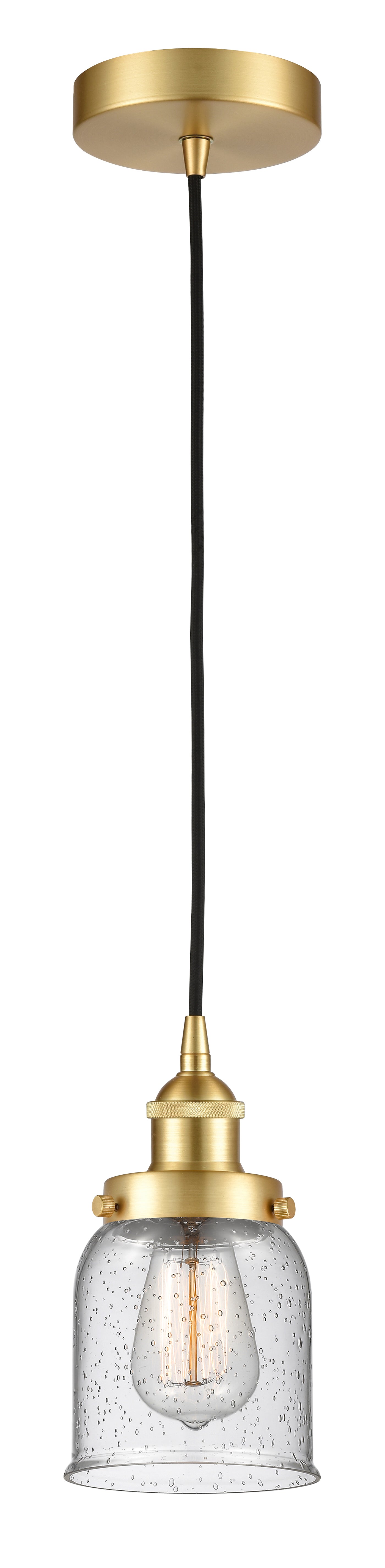 Edison Mini Pendant Antique Brass Finish
