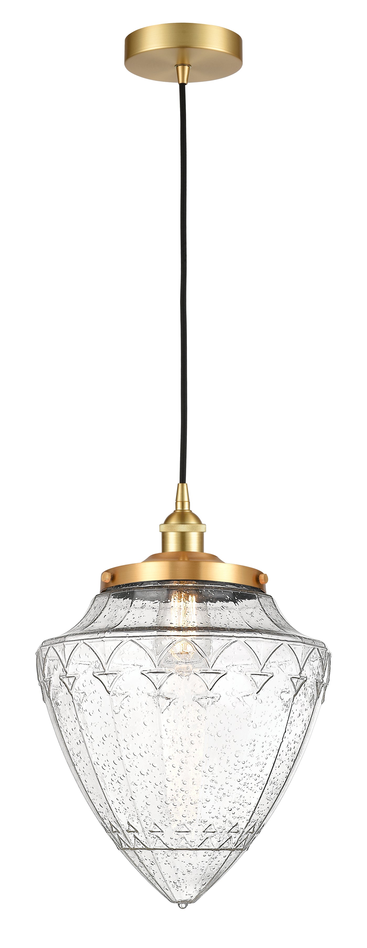 Edison Mini Pendant Matte Black Brass