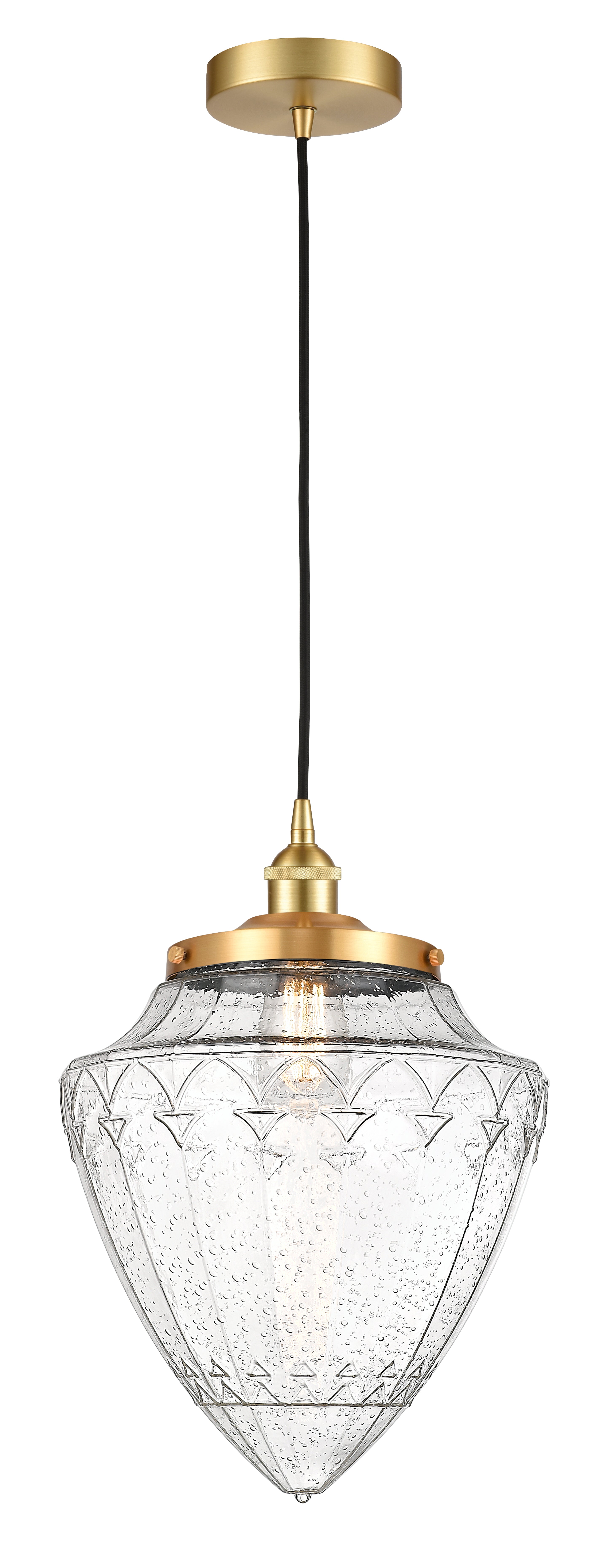 Edison Mini Pendant Matte Black Brass