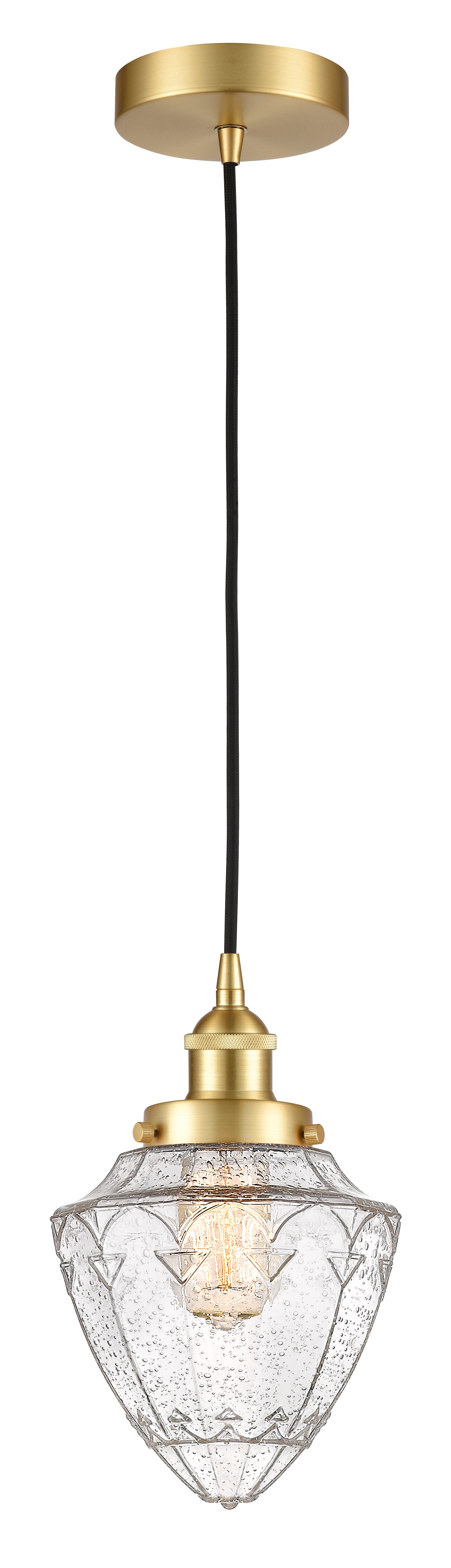 Edison Mini Pendant Antique Brass Finish
