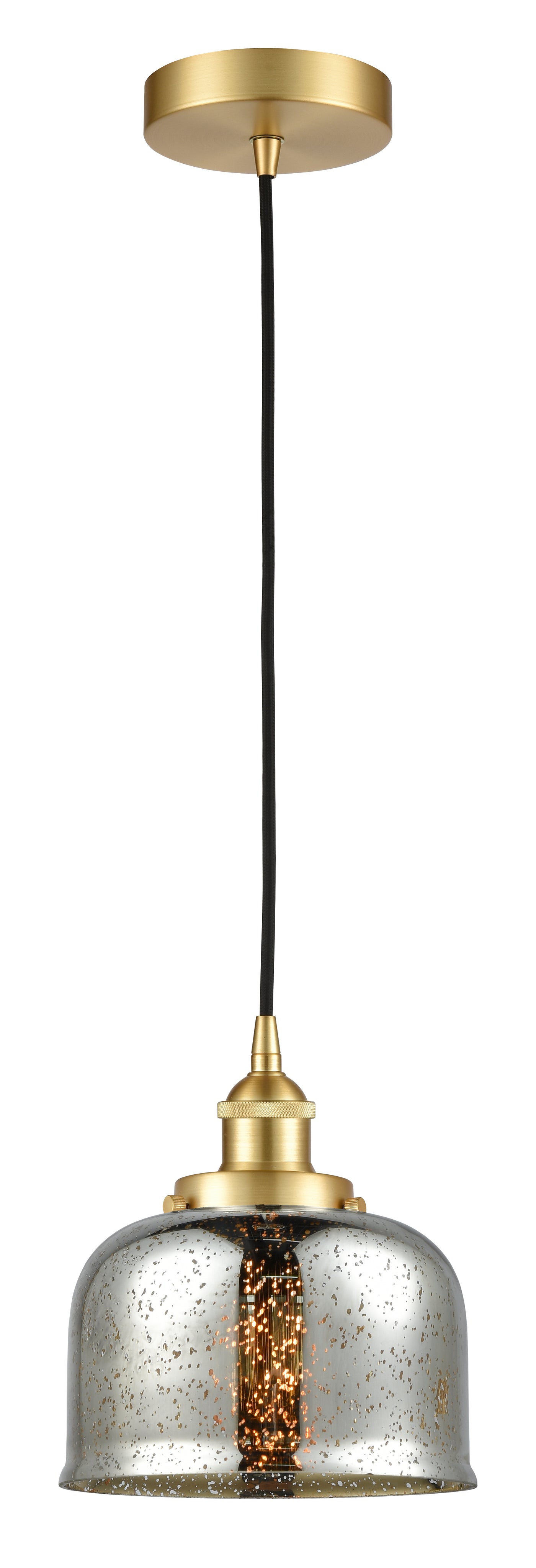 Edison Mini Pendant Antique Brass Steel