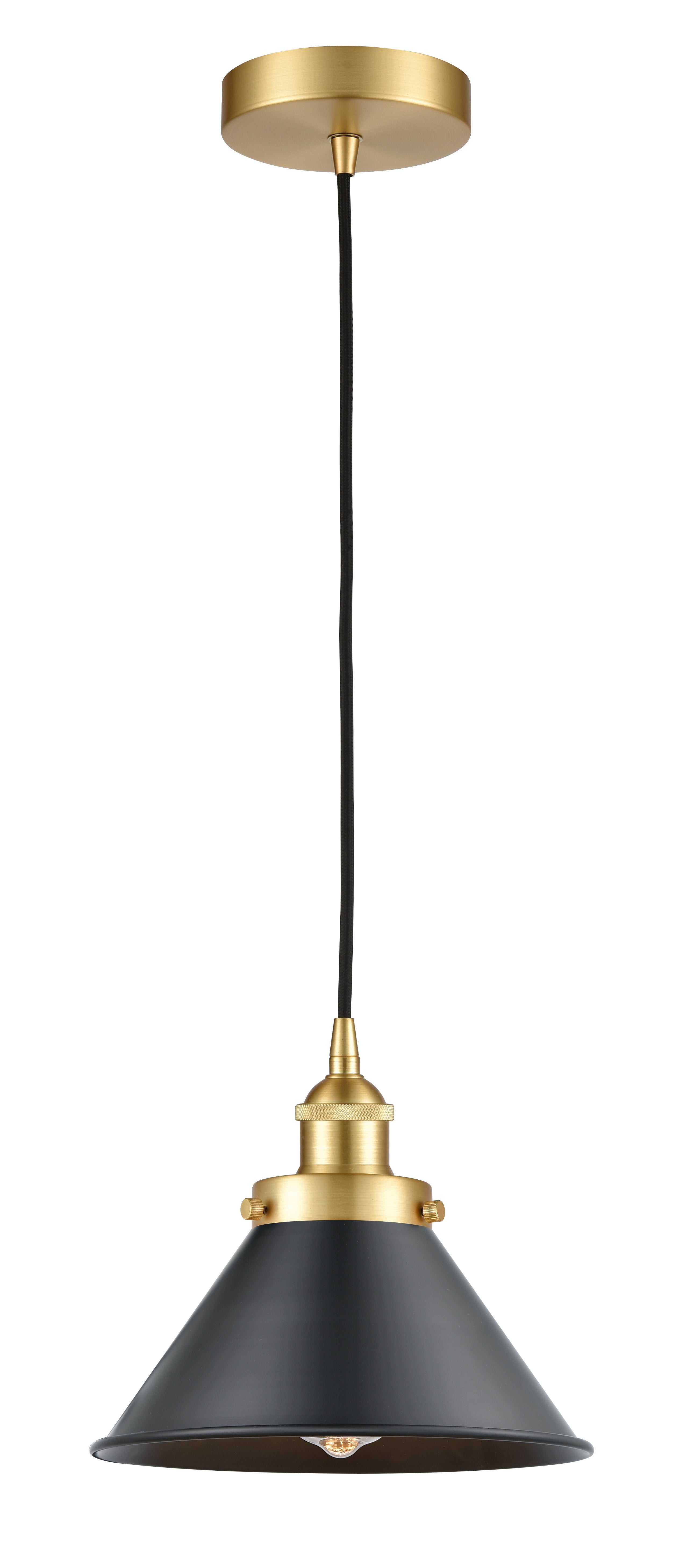 Edison Mini Pendant Antique Brass Cast Brass