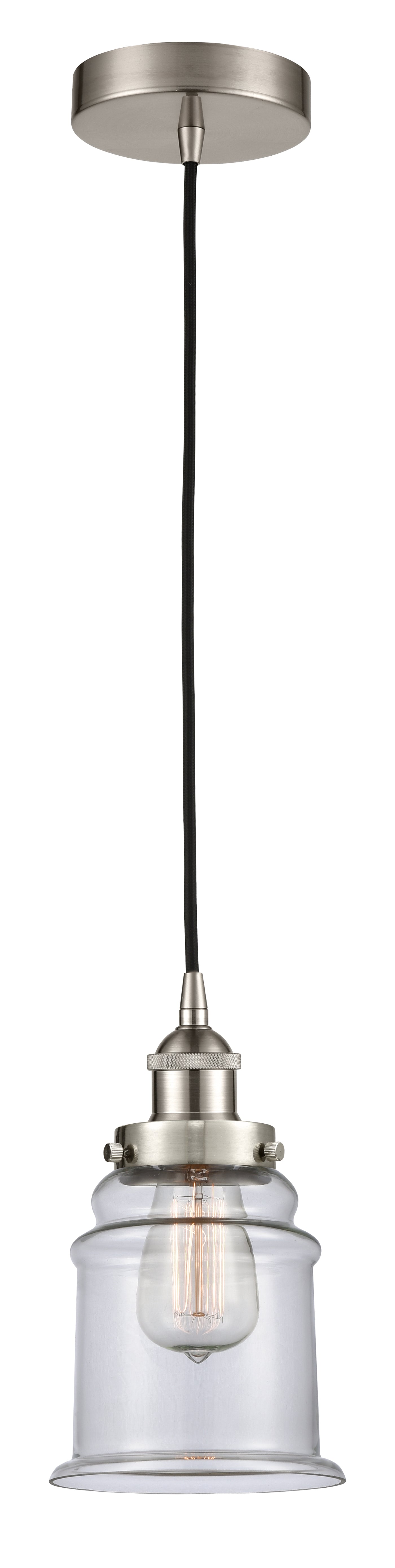 Edison Mini Pendant Antique Brass 6 Inch