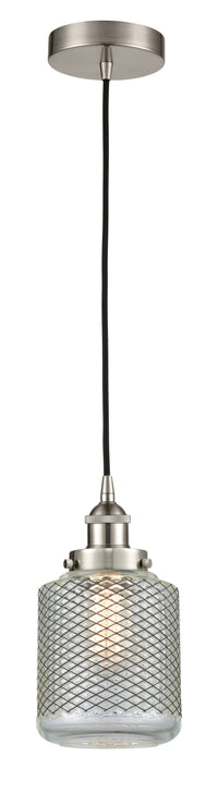 Edison Mini Pendant Antique Brass Cast