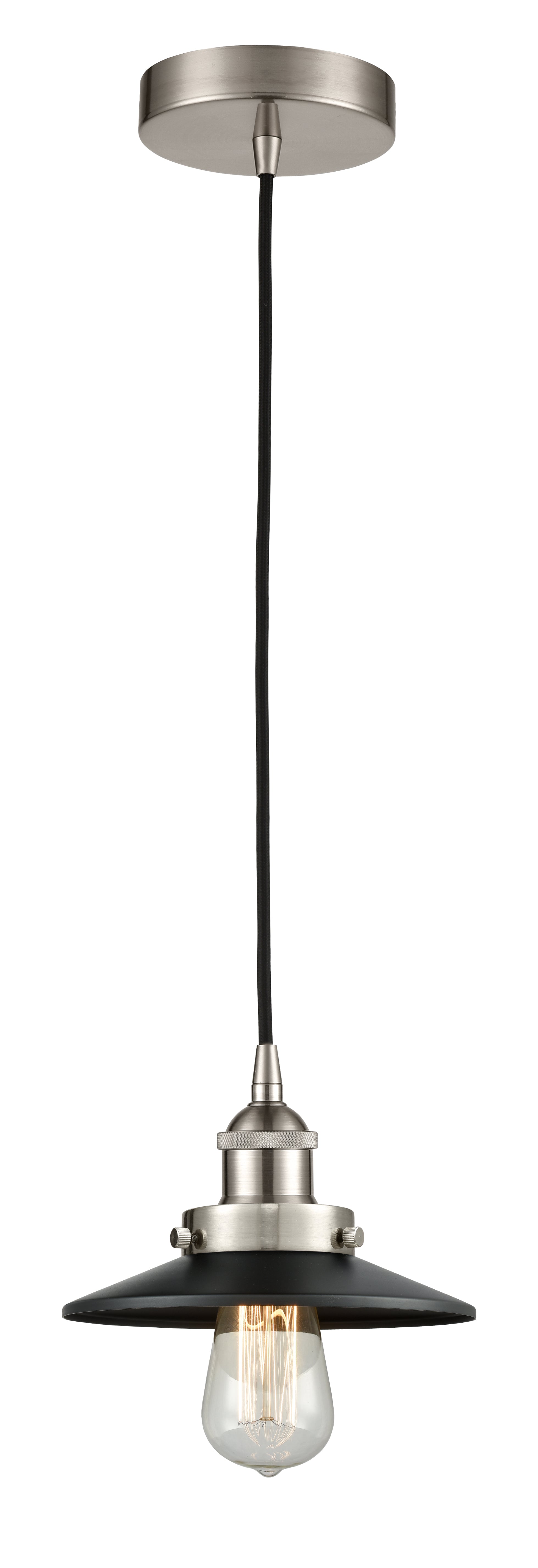 Edison Mini Pendant Matte Black Finish