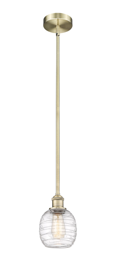 Edison Mini Pendant Antique Brass Finish
