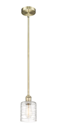 Edison Mini Pendant Antique Brass Finish