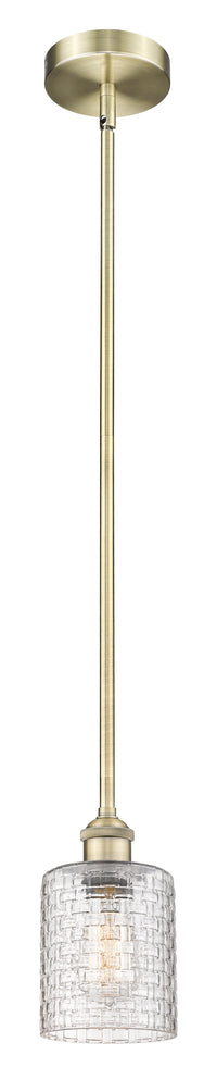 Edison Mini Pendant Antique Brass Finish