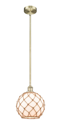 Edison Mini Pendant Antique Brass Cast