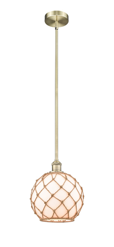 Edison Mini Pendant Antique Brass Cast