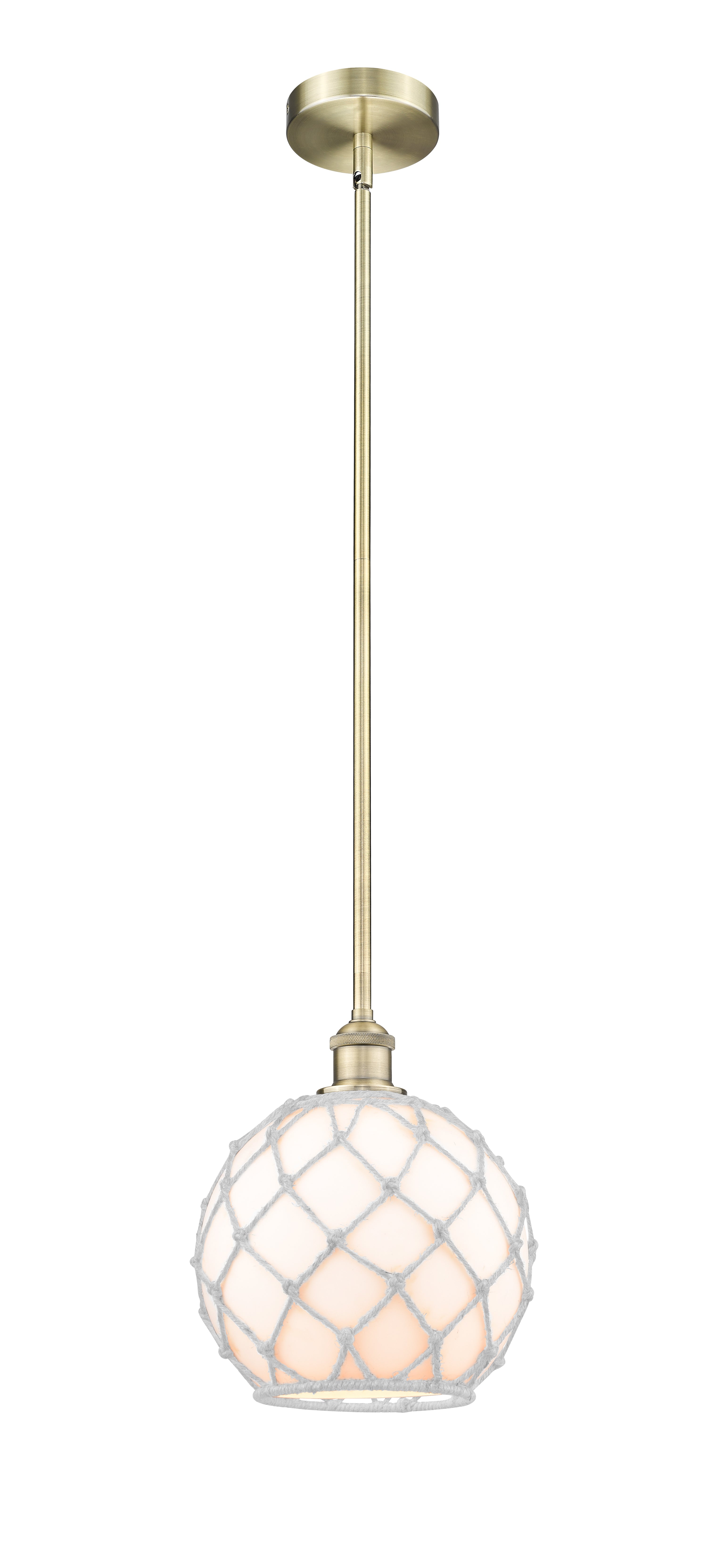 Edison Mini Pendant Antique Brass Cast