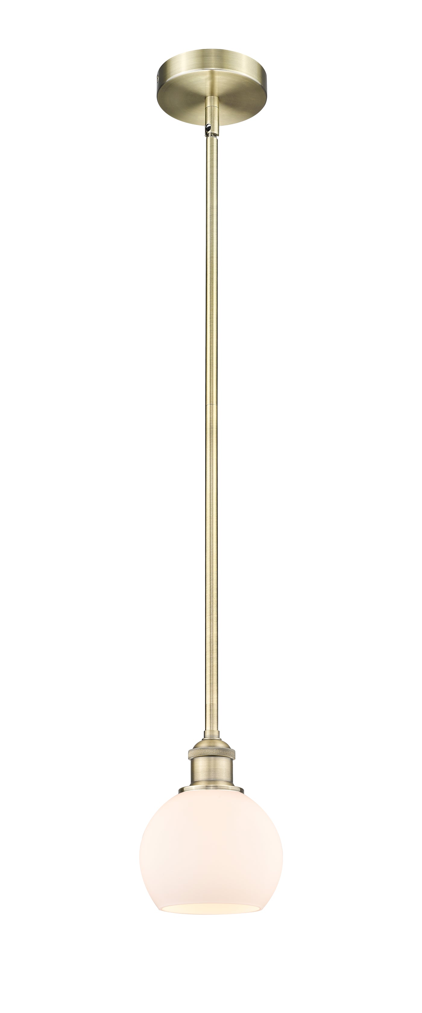 Edison Mini Pendant Antique Brass Finish