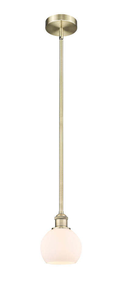 Edison Mini Pendant Antique Brass Finish
