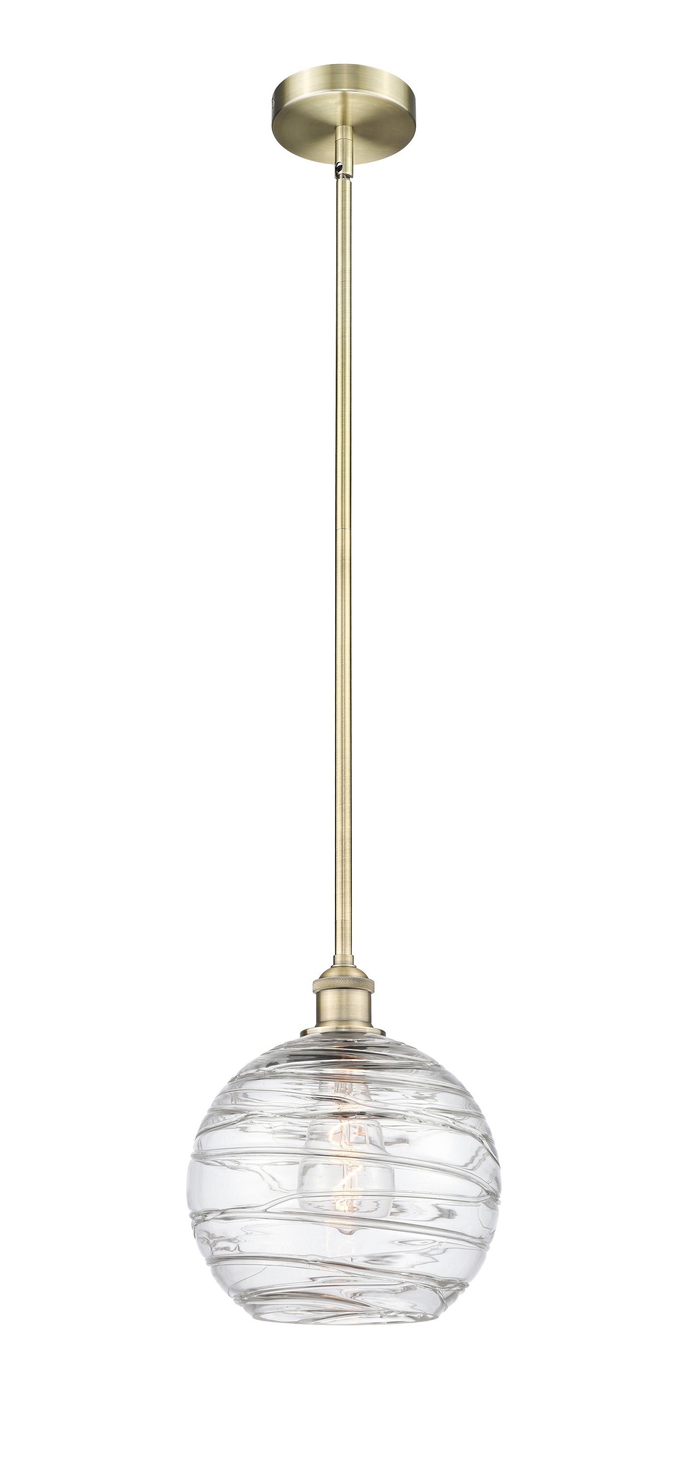 Edison Mini Pendant Antique Brass Finish