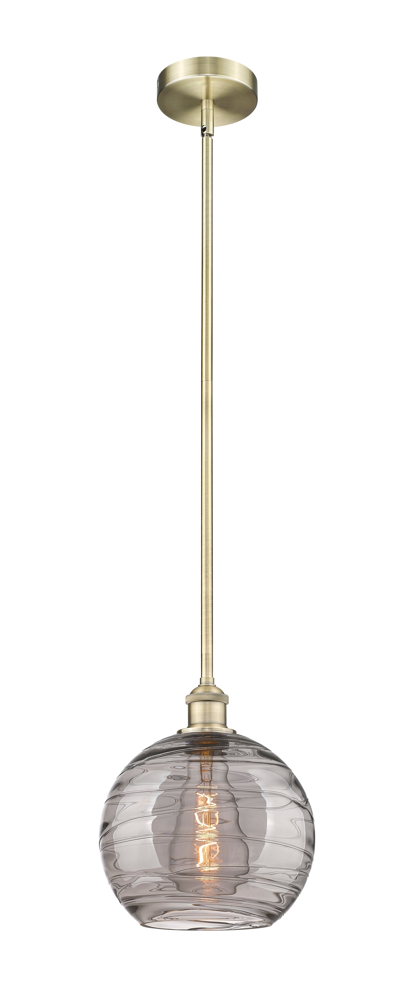 Edison Mini Pendant Antique Brass Finish