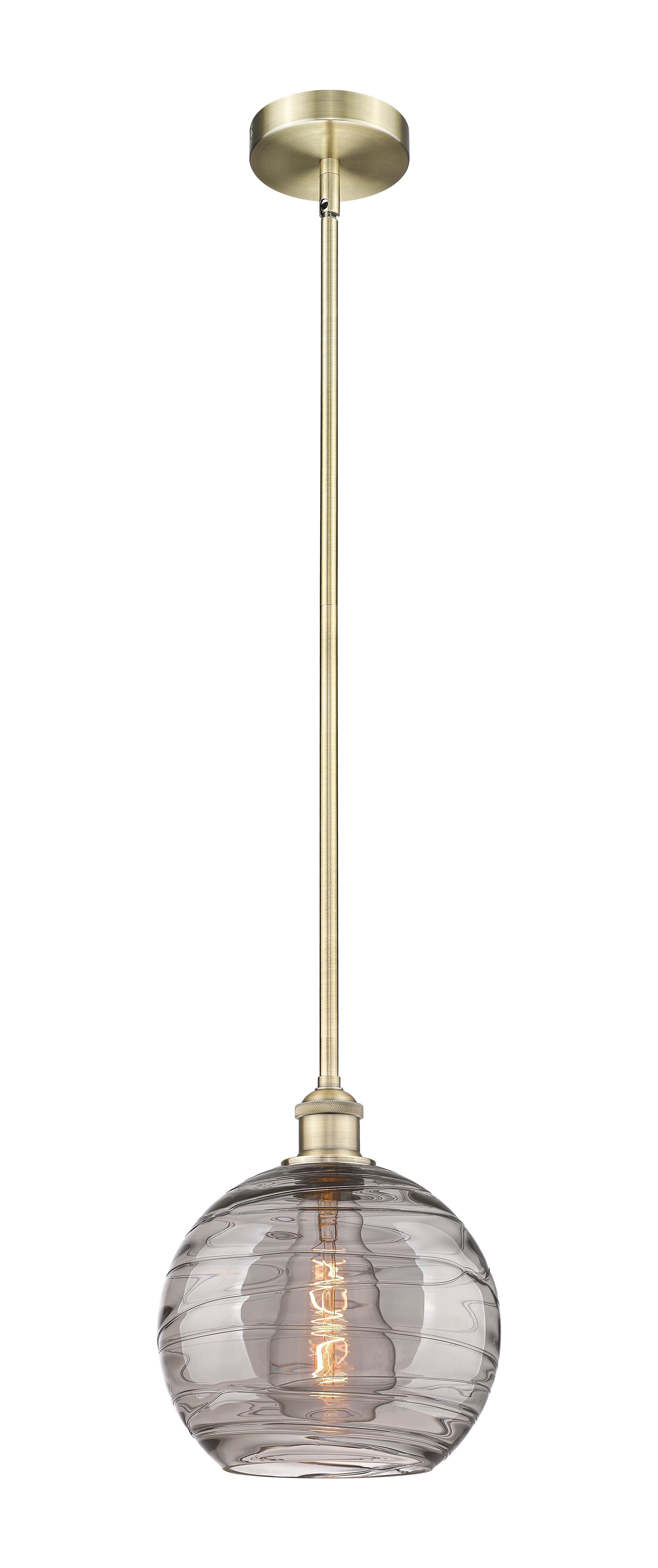 Edison Mini Pendant Antique Brass Finish