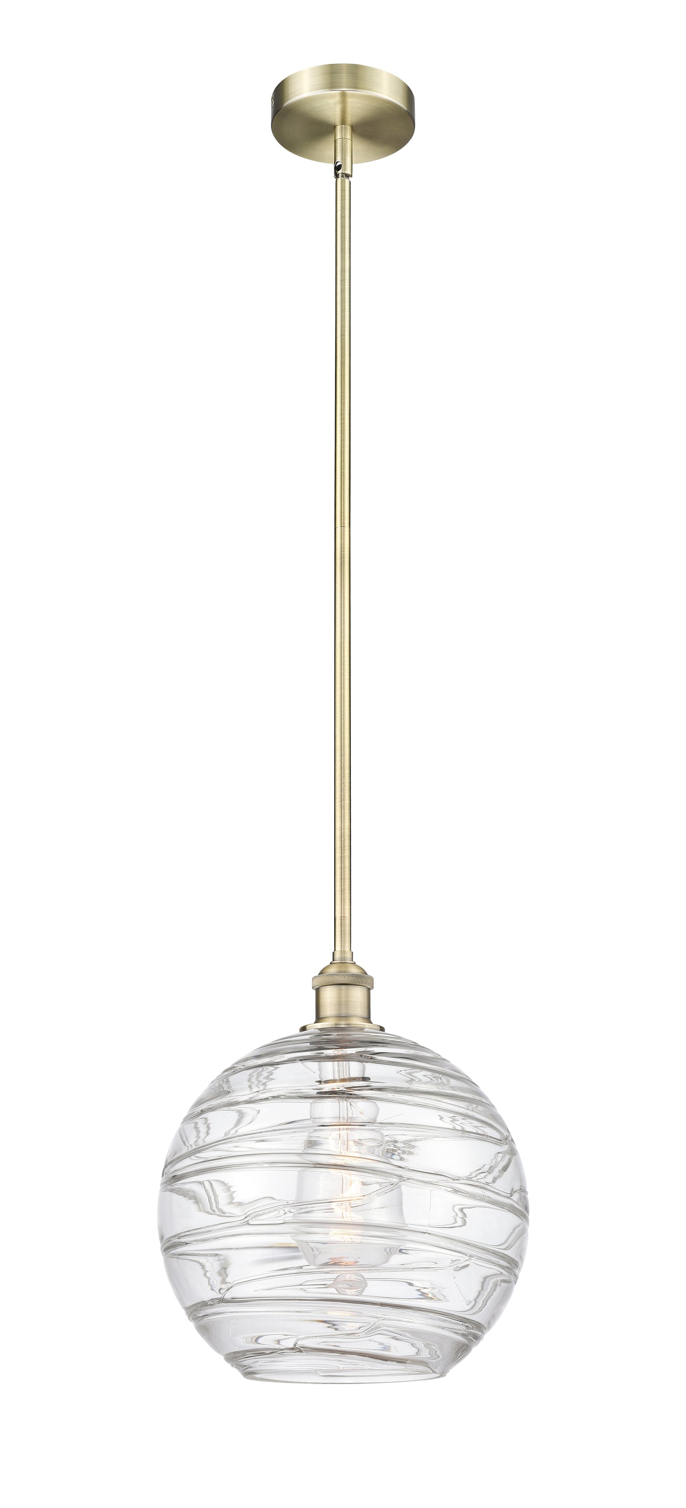 Edison Mini Pendant Antique Brass Finish