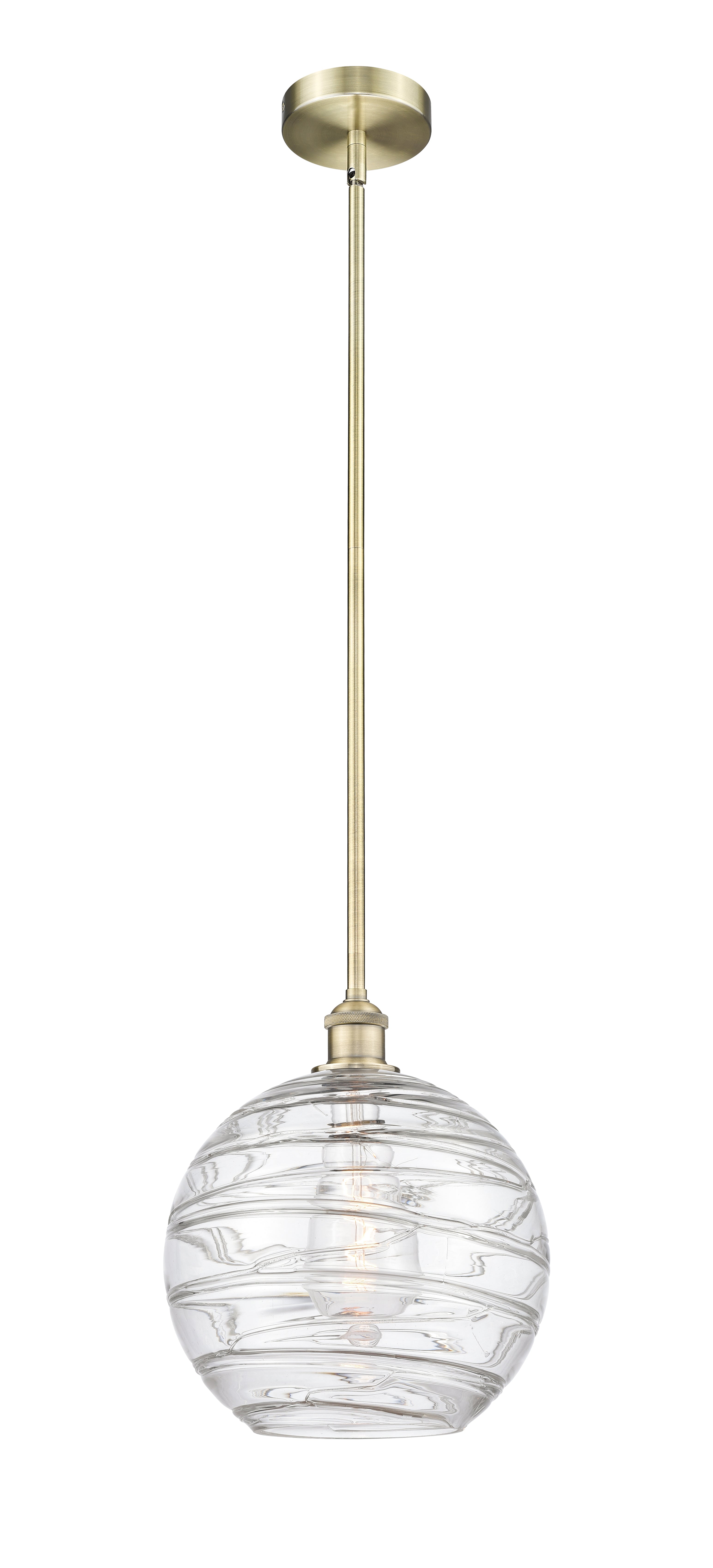 Edison Mini Pendant Antique Brass Finish