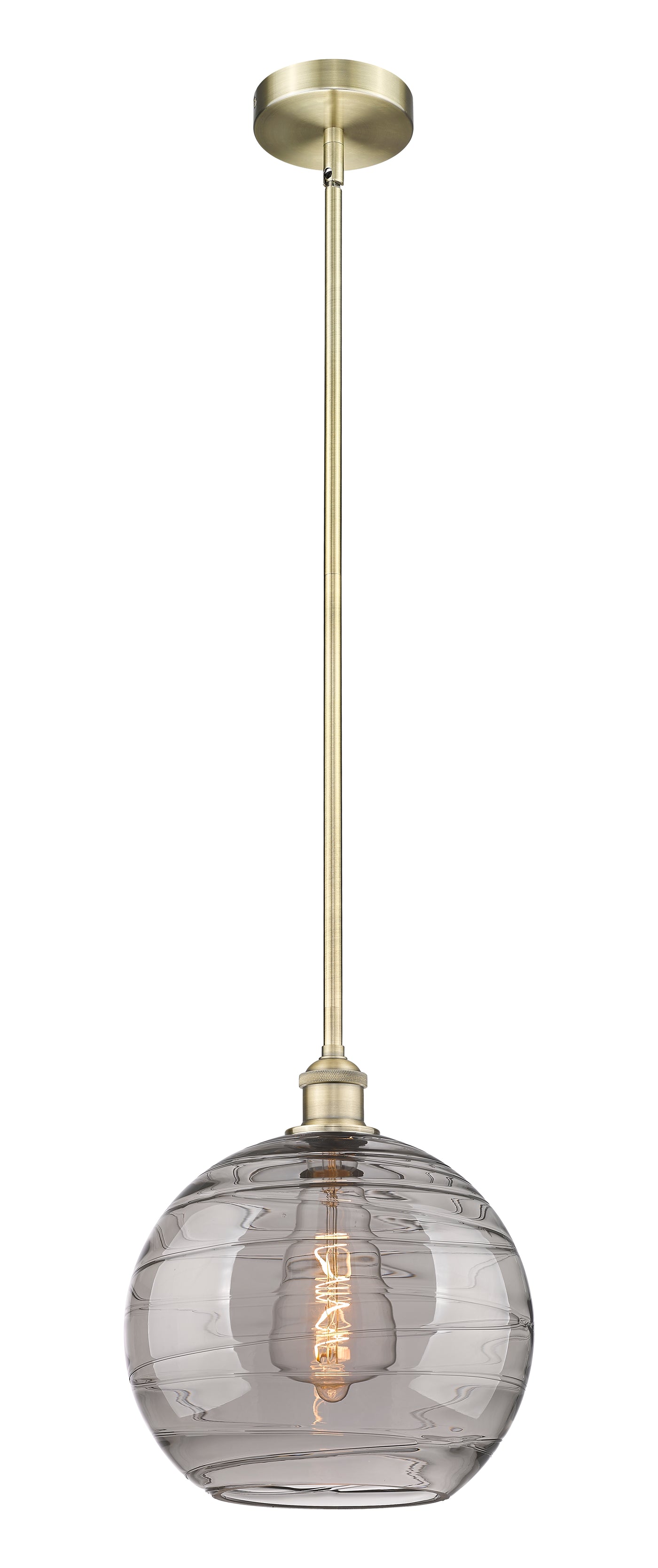 Edison Mini Pendant Antique Brass Finish