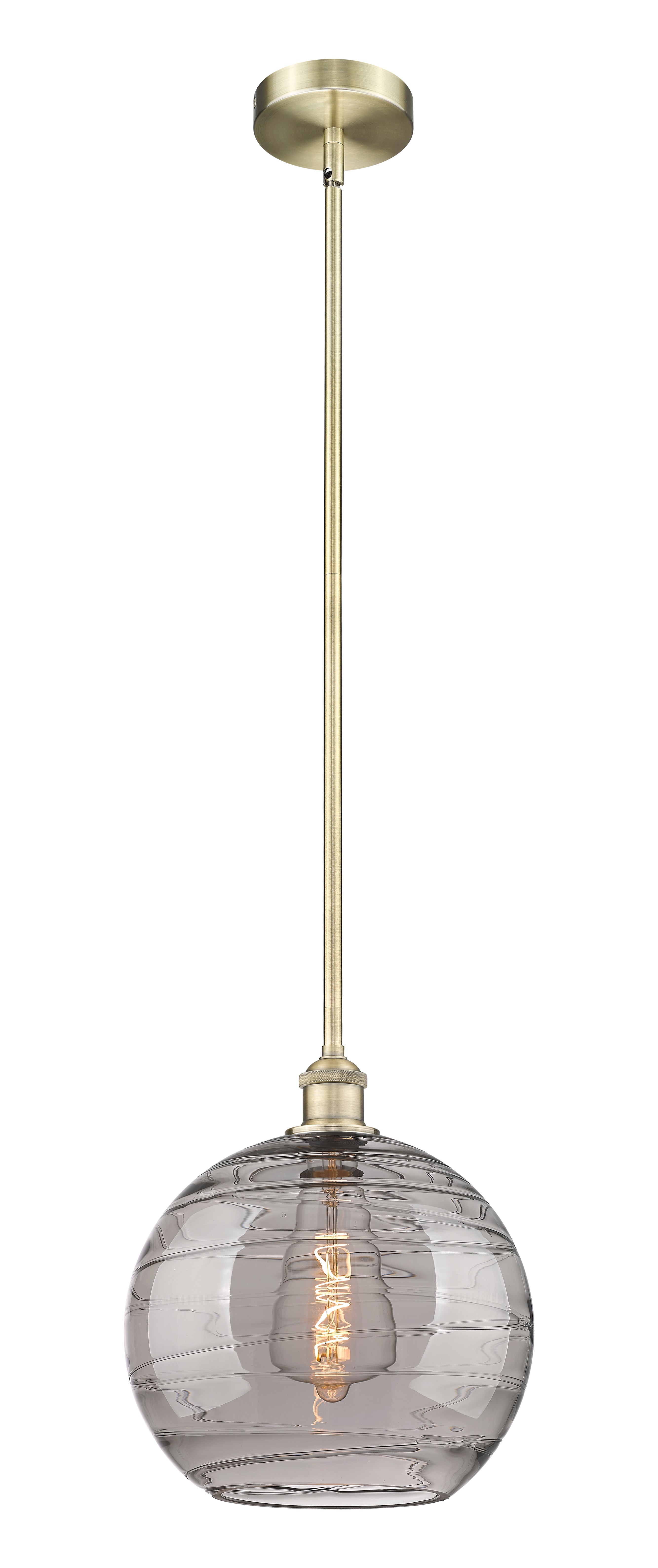 Edison Mini Pendant Antique Brass Finish