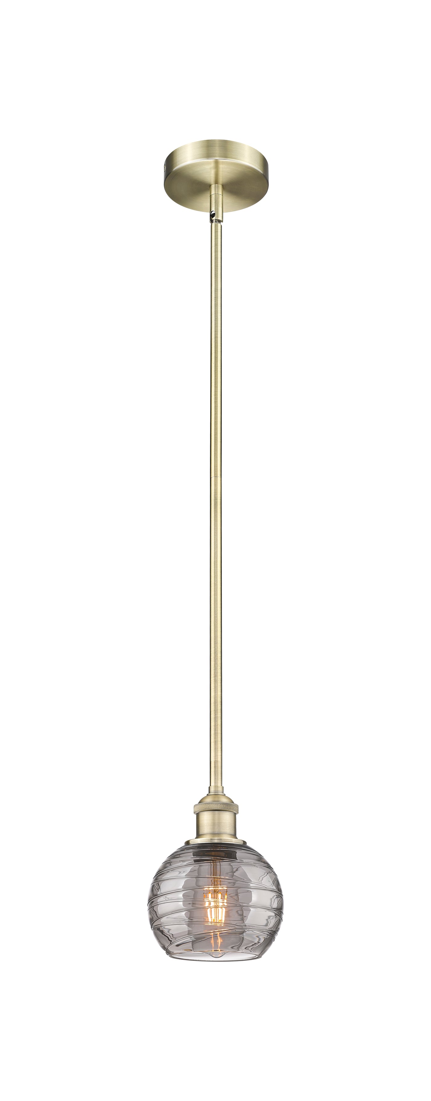 Edison Mini Pendant Antique Brass Finish
