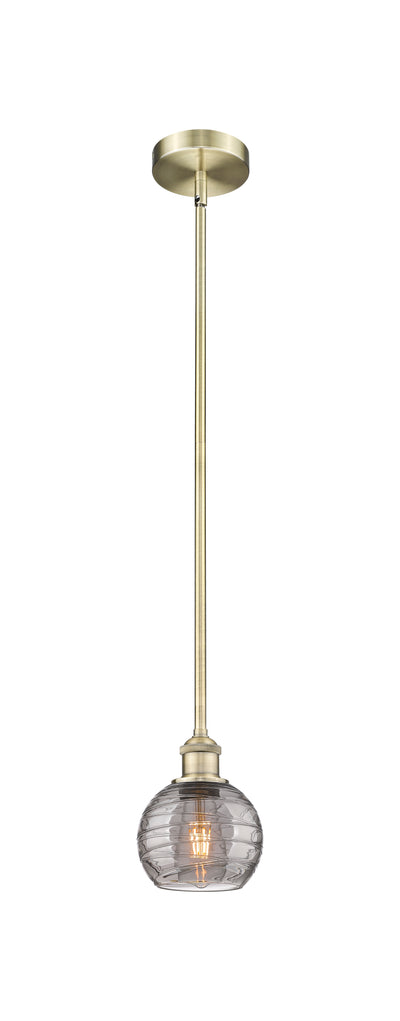 Edison Mini Pendant Antique Brass Finish