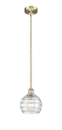 Edison Mini Pendant Antique Brass 8 Inch