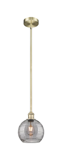 Edison Mini Pendant Antique Brass 8 Inch