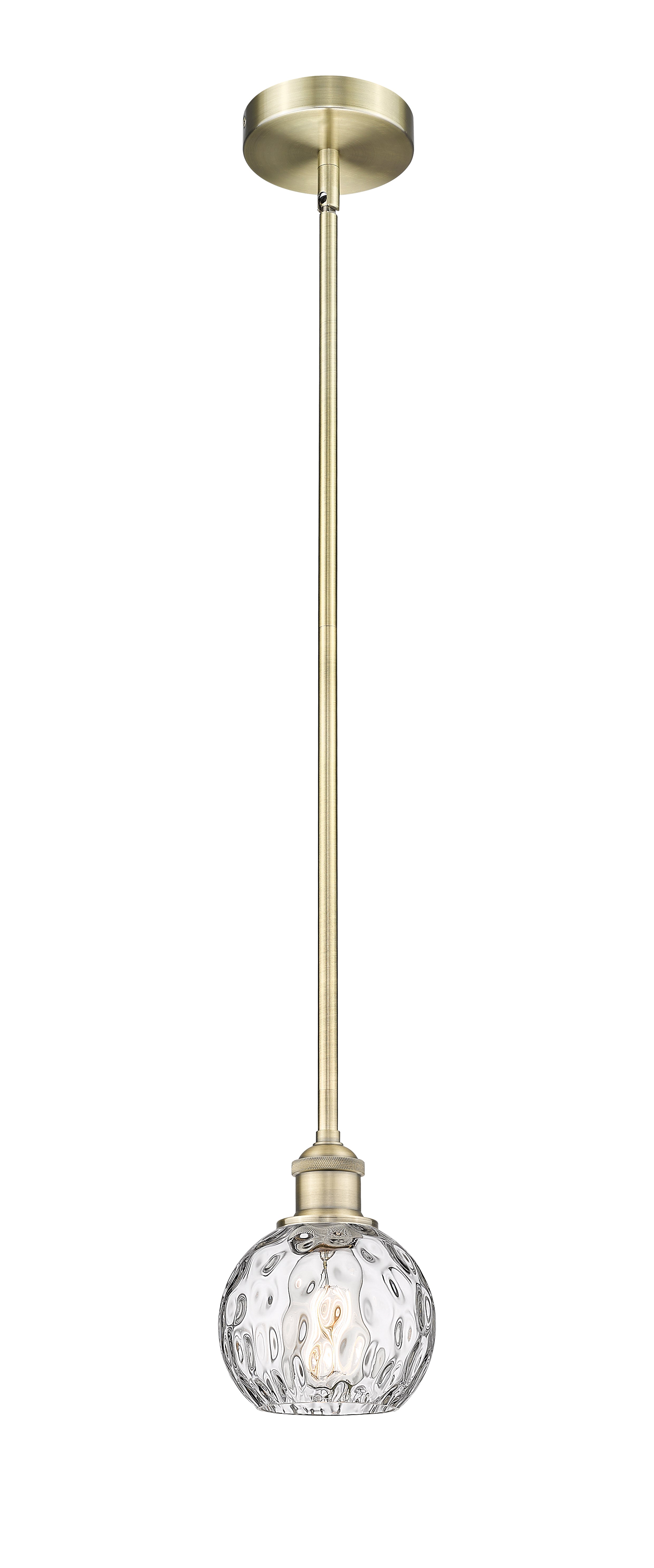 Edison Mini Pendant Antique Brass Finish