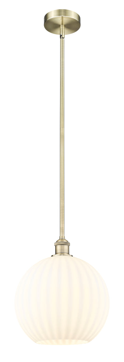 Edison Mini Pendant Cast Brass 12 Inch