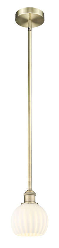 Edison Mini Pendant Antique Brass 6 Inch