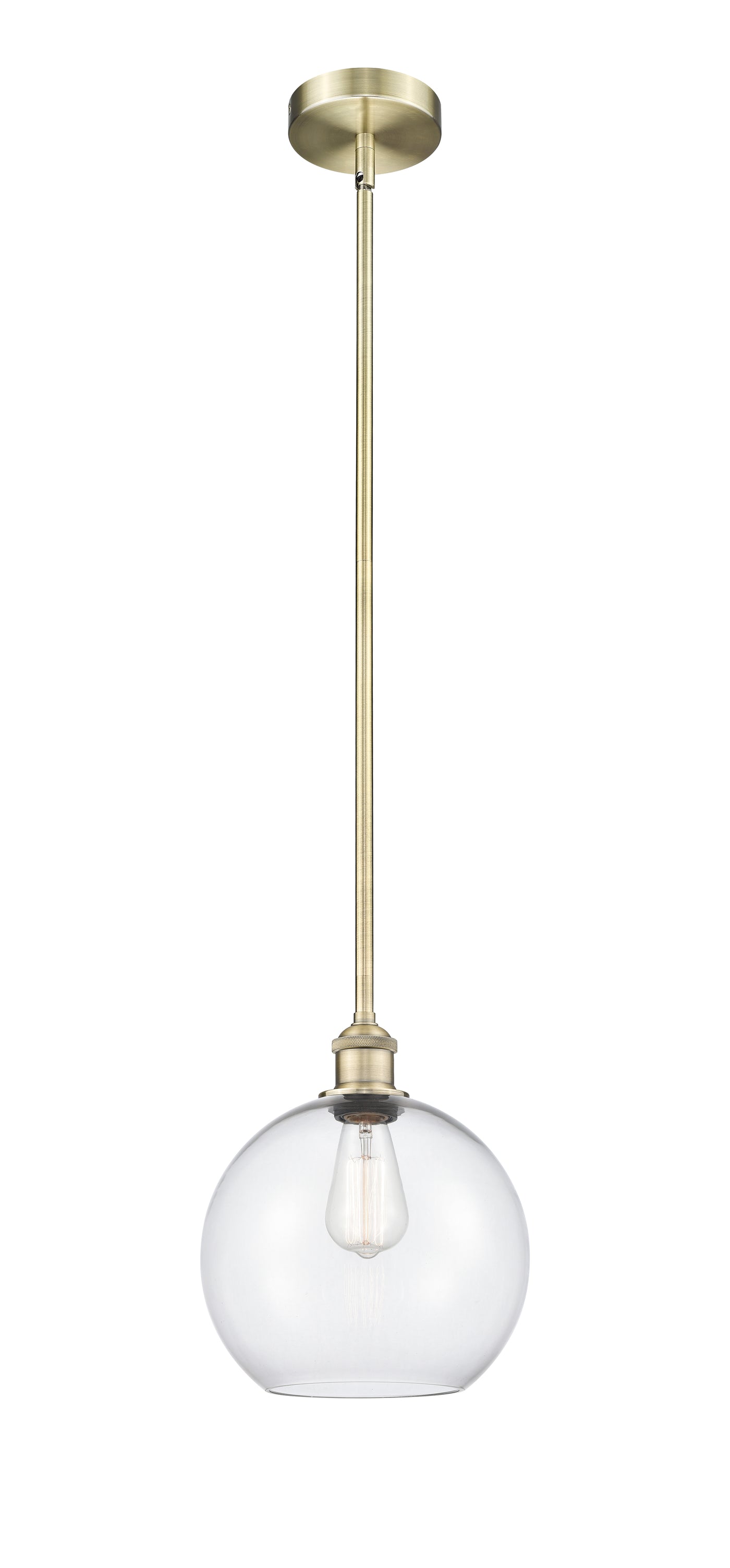 Edison Mini Pendant Antique Brass Finish