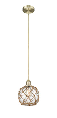 Edison Mini Pendant Antique Brass Cast