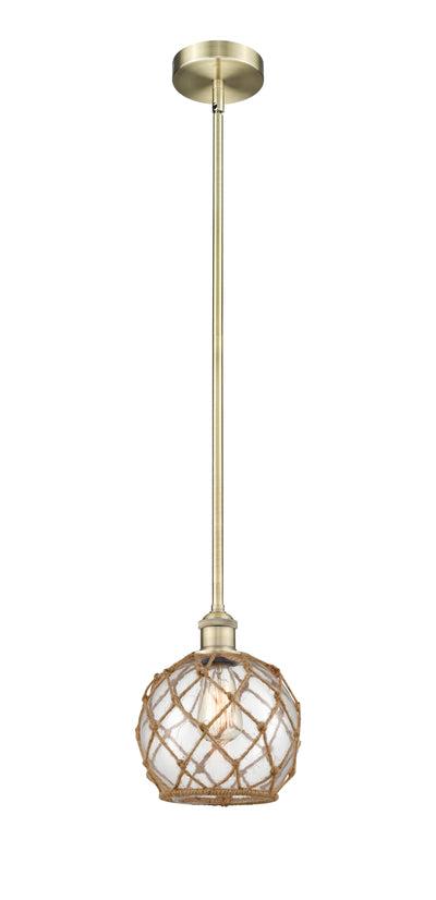 Edison Mini Pendant Antique Brass Cast