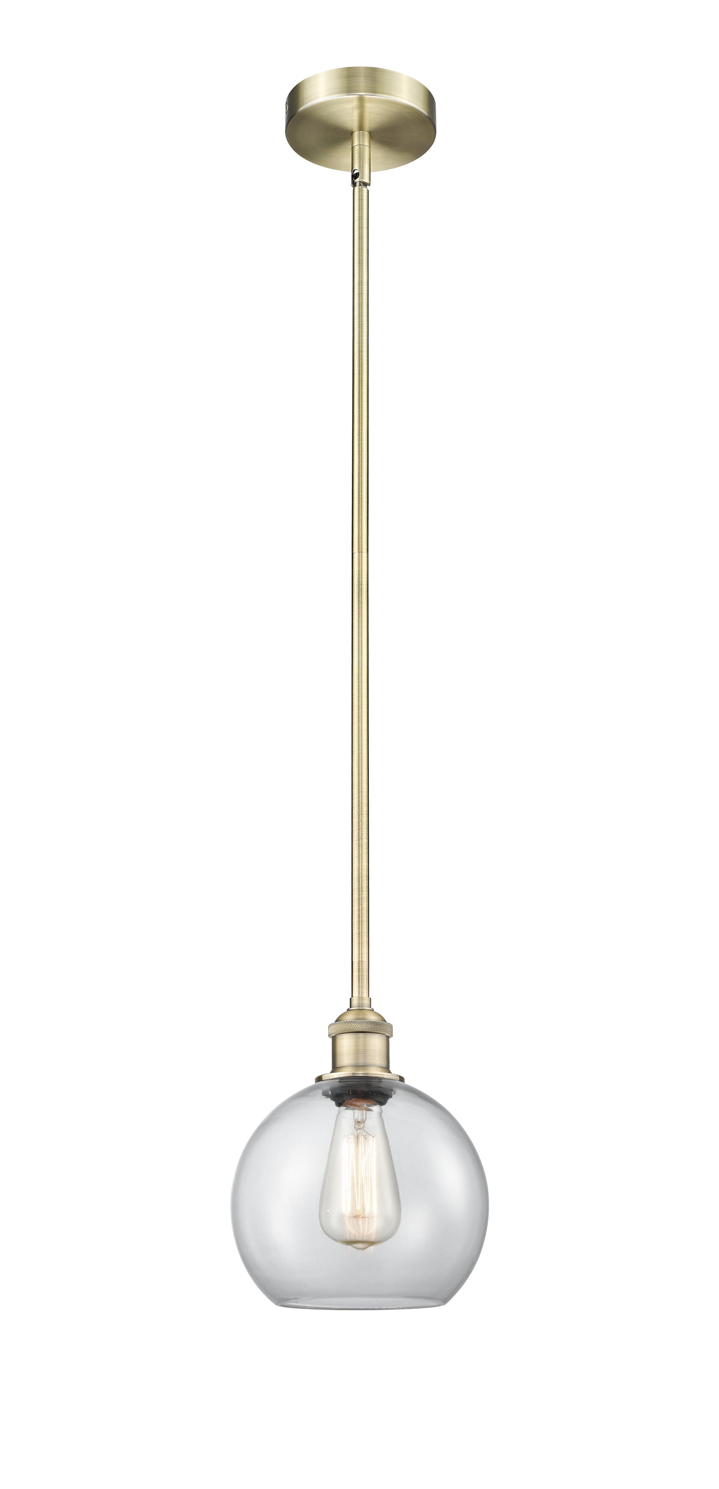 Edison Mini Pendant Antique Brass Finish