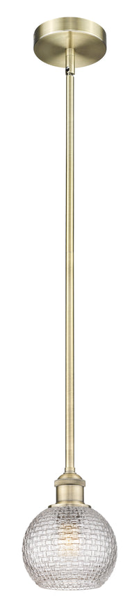 Edison Mini Pendant Antique Brass Finish