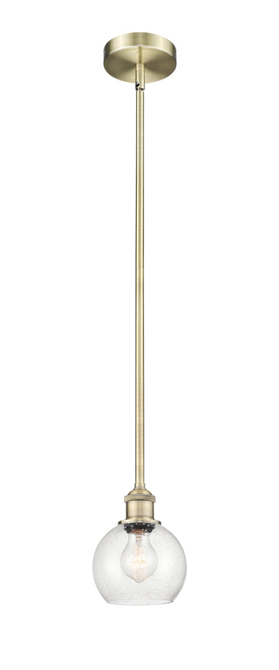 Edison Mini Pendant Antique Brass Finish