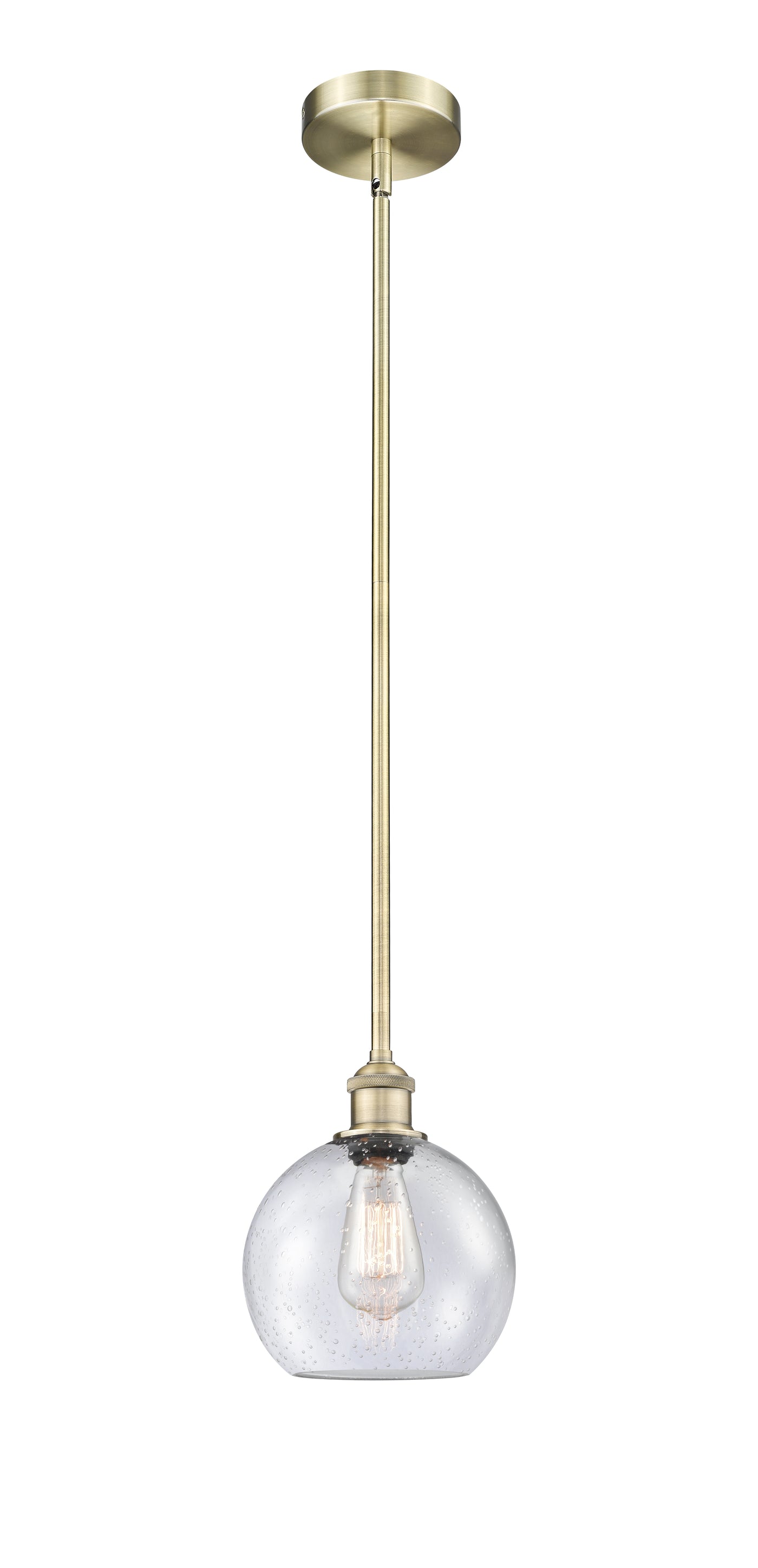 Edison Mini Pendant Antique Cast Brass