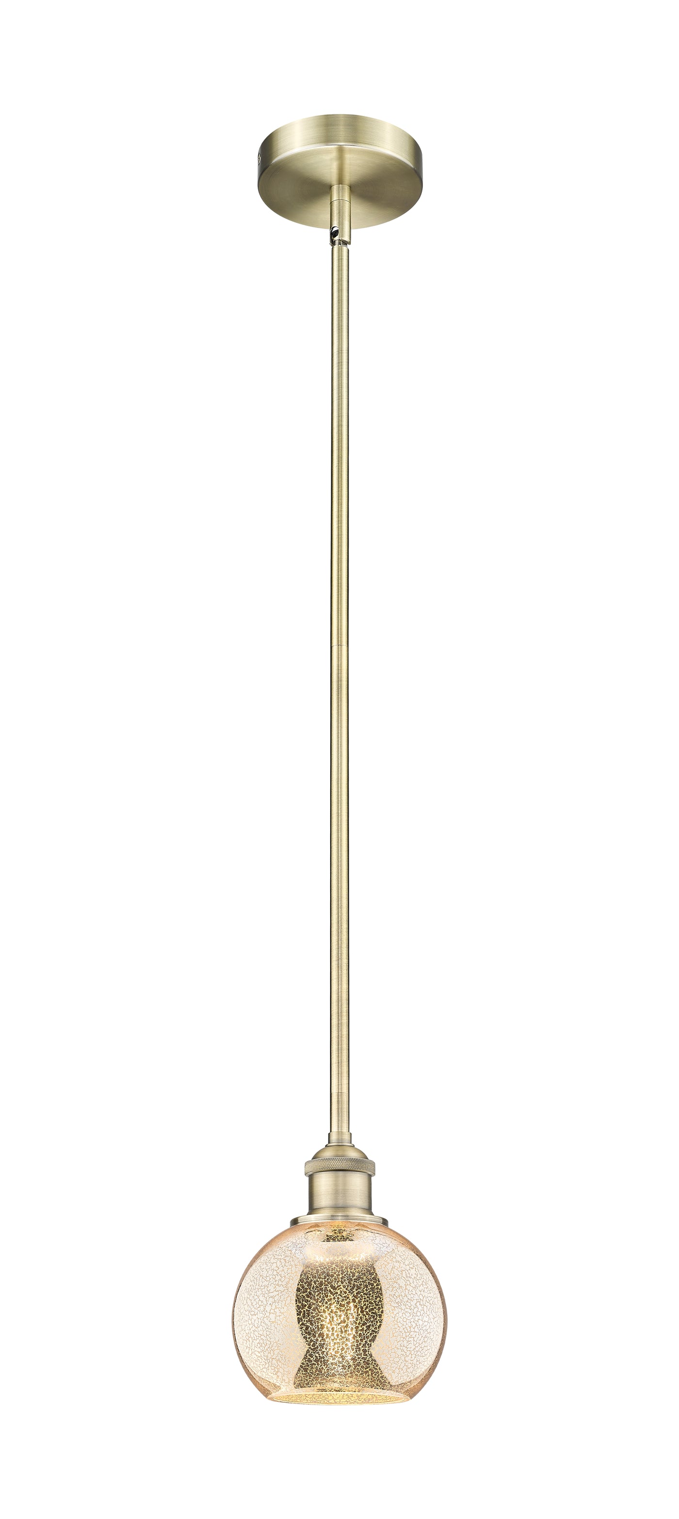 Edison Mini Pendant Antique Brass Finish