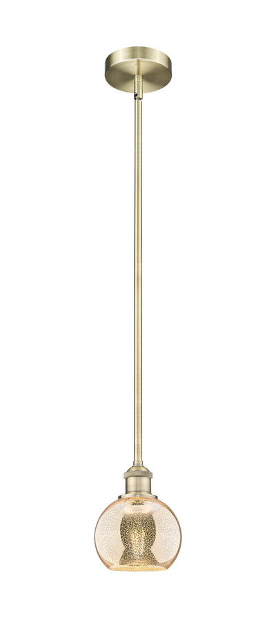Edison Mini Pendant Antique Brass Finish