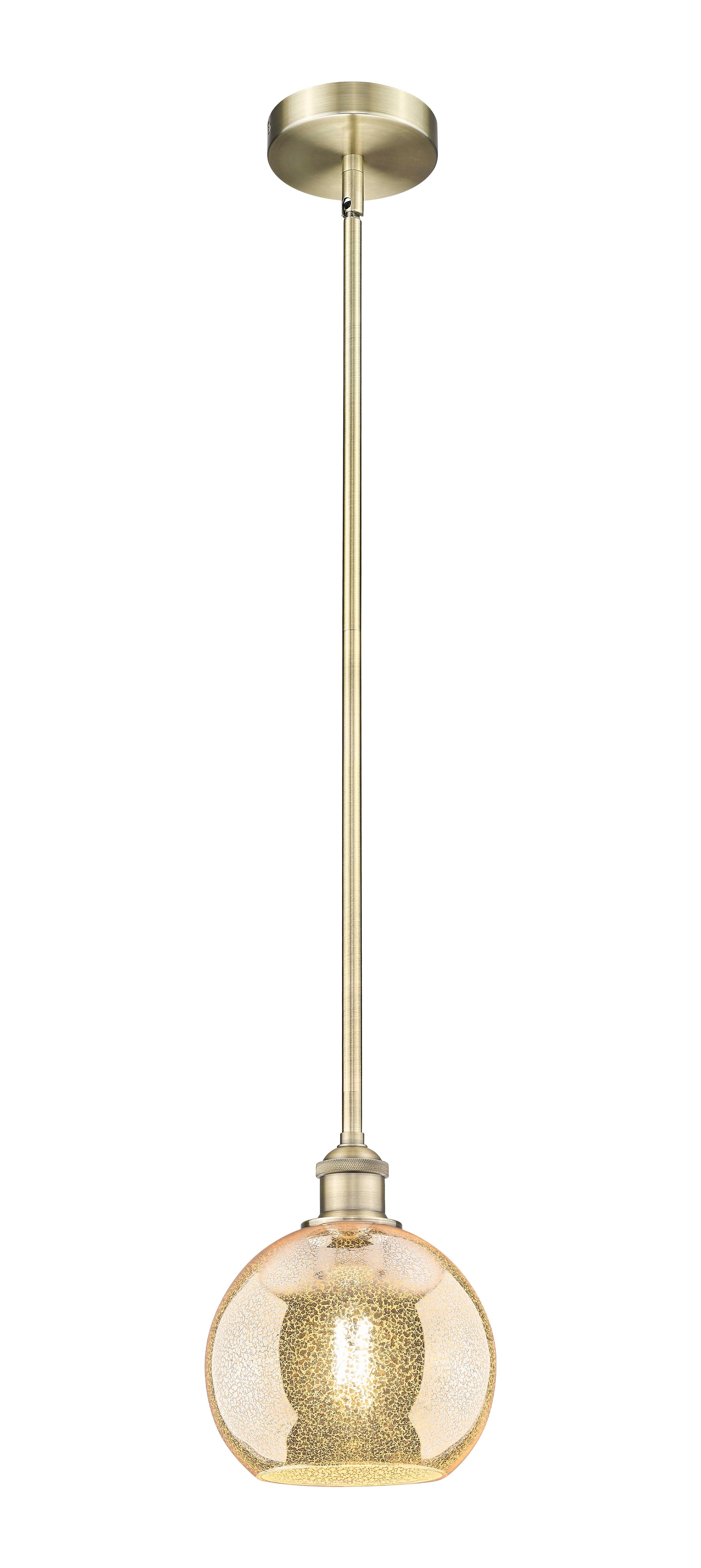 Edison Mini Pendant Antique Cast Brass
