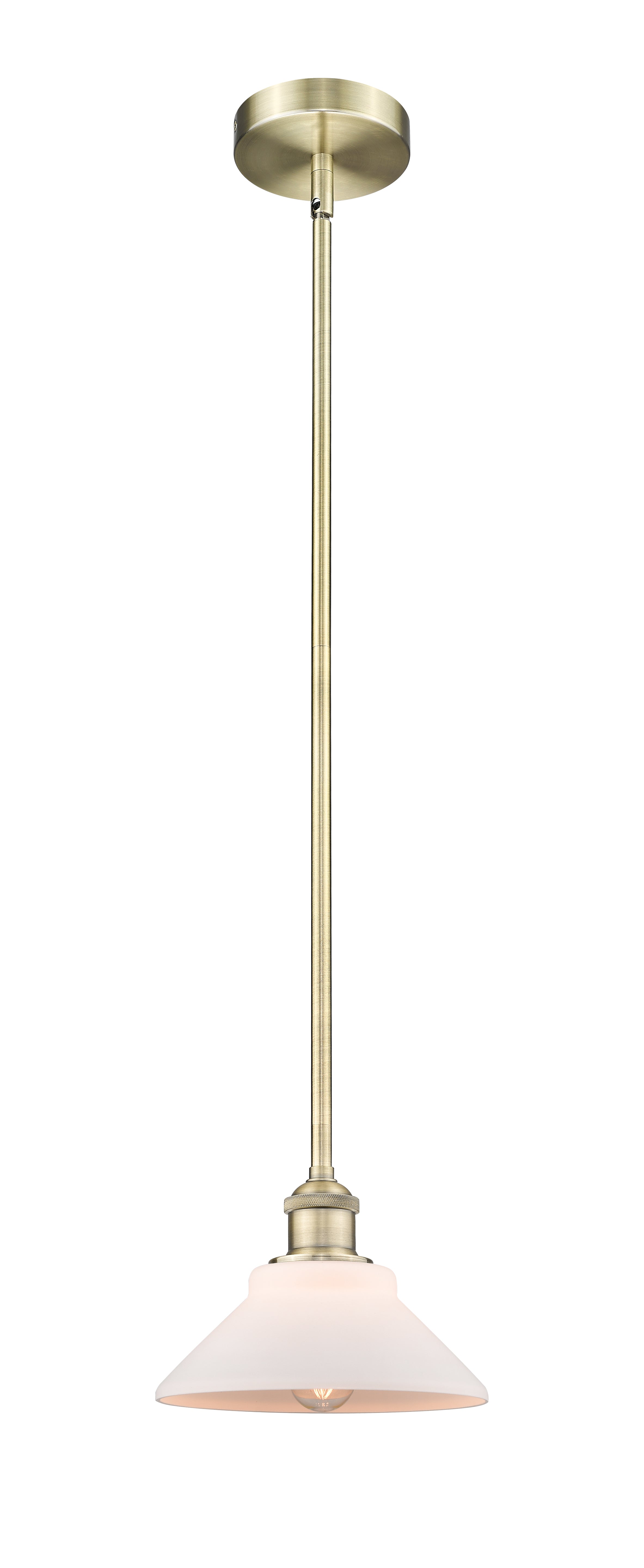 Edison Mini Pendant Antique Brass Finish
